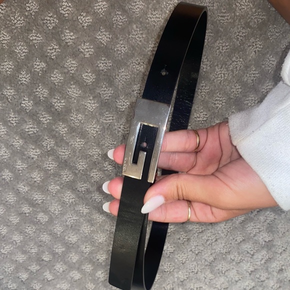 Thin black vintage Gucci belt - Picture 4 of 6